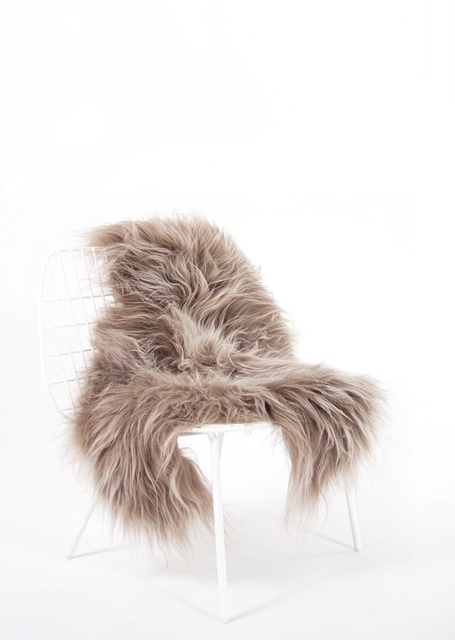 Snoozy Woolies Taupe Sheepskin Rug