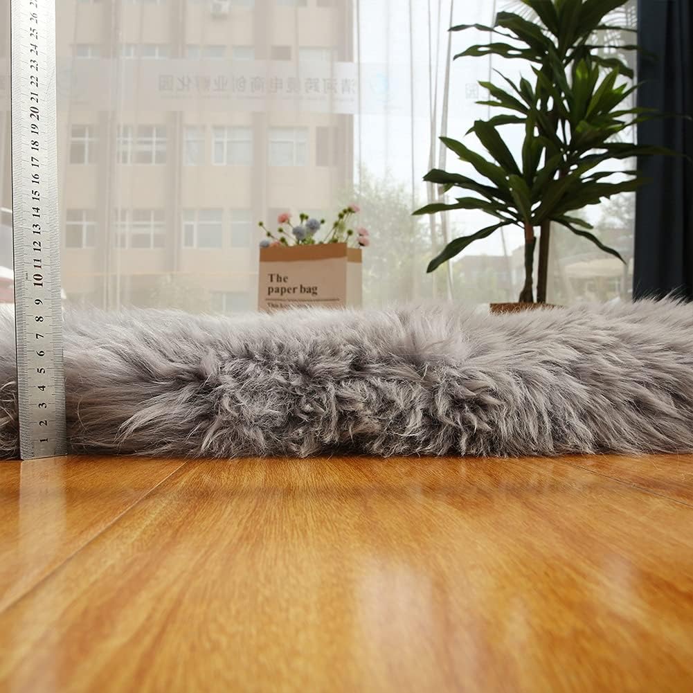 Quad Sheepskin Rug Four Pelt