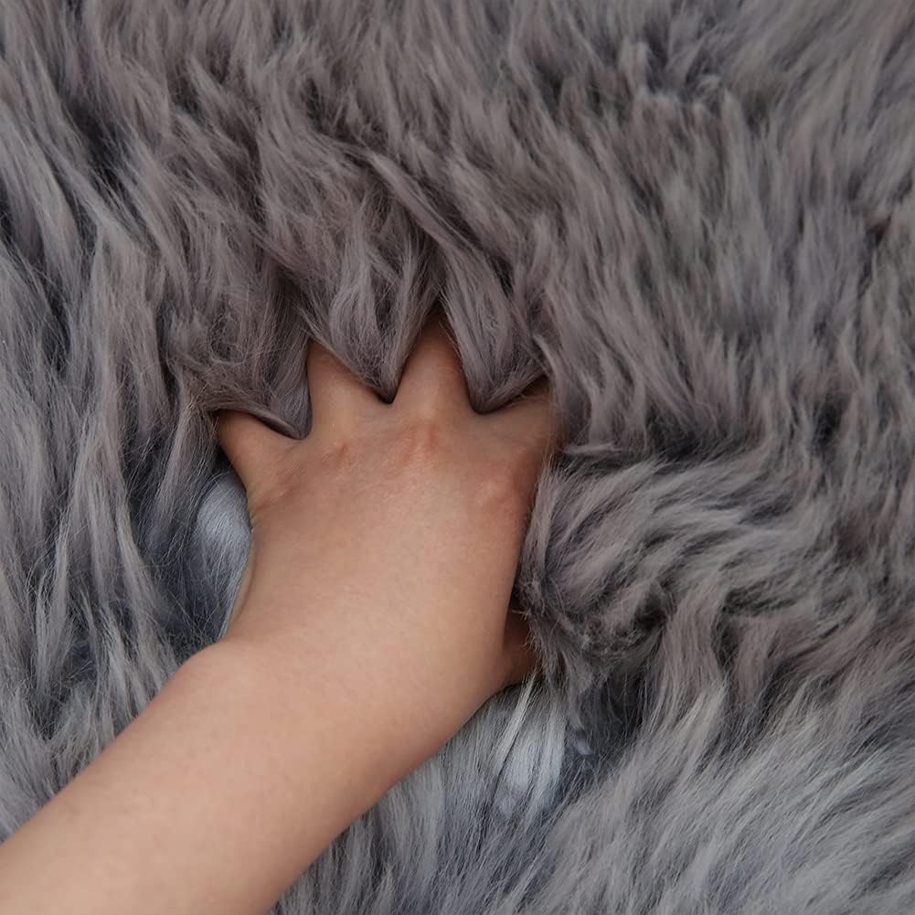 Quad Sheepskin Rug Four Pelt