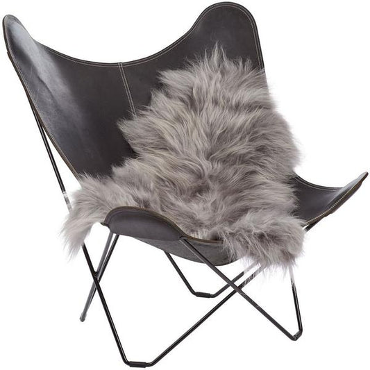Icelandic Grey Brisa Sheepskin Rug
