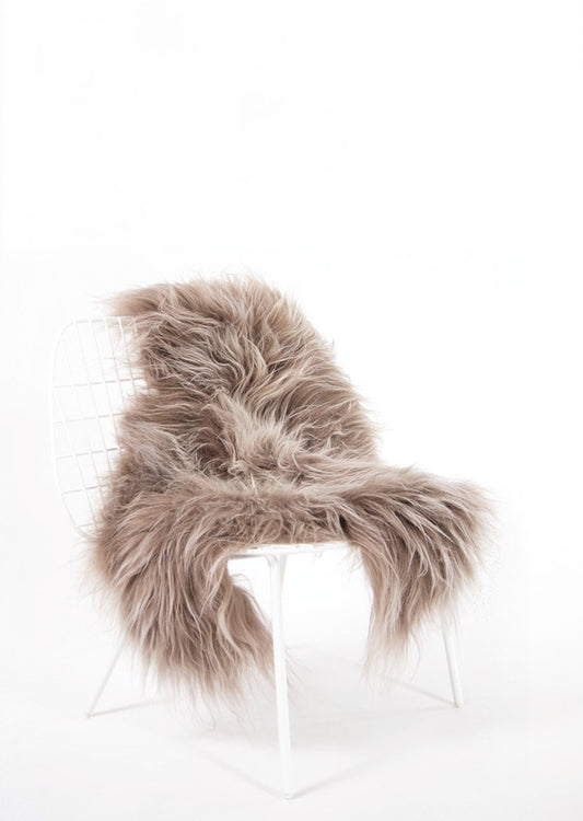 Snoozy Woolies Taupe Sheepskin Rug
