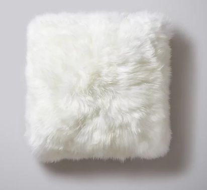 Sheepskin Pillow Cover 18*18" (45 * 45 cm) (not filled)